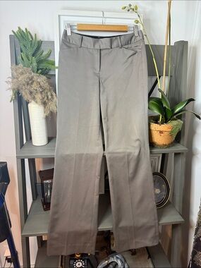 Anne Klein Taupe Boot Cut Dress Pants